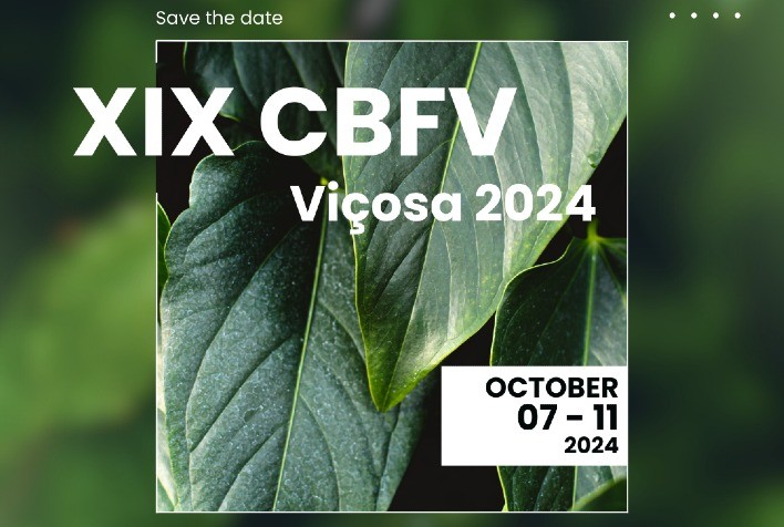 XIX Congresso Brasileiro de Fisiologia Vegetal (CBFV) em Viçosa-MG: Salve a Data!