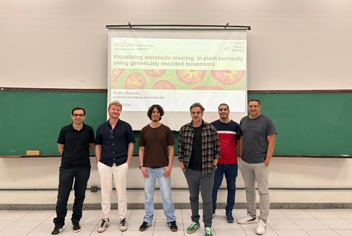 INCT-FEP e PPG em Fisiologia Vegetal-UFV fortalecem ações de internacionalização com visita de pesquisador da Universidade de Münster